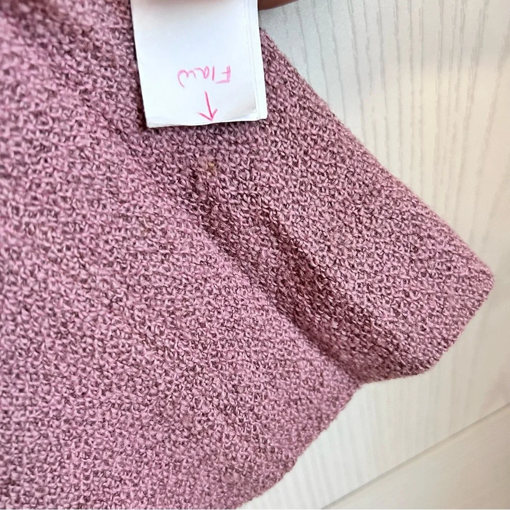 Vintage Girl Coat Pant Set 2 to 3 Years Pink Mauve Worsted Wool Samantha *FLAWS - Picture 8 of 16